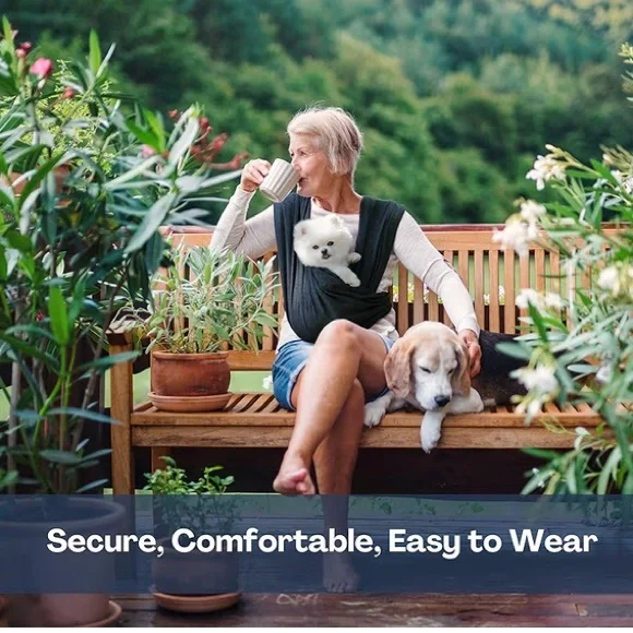 Pet carrier front pack sling - Picture 6 of 13